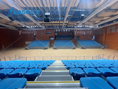 湖南省第十四屆省運(yùn)會(huì)乒乓球賽場(chǎng)（岳陽第十四中學(xué)體育館）